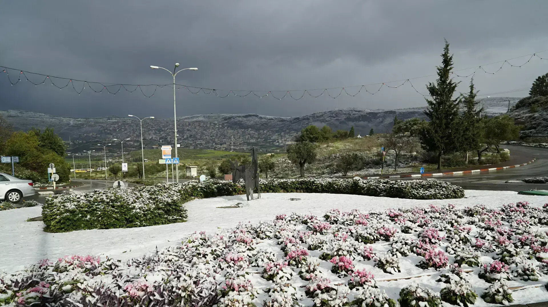 שלג בכרמיאל, פברואר 2015 שלג בכרמיאל, פברואר 2015