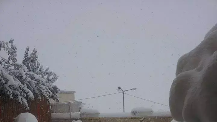 שלג בקריית ארבע, פברואר 2015 שלג בקריית ארבע, פברואר 2015