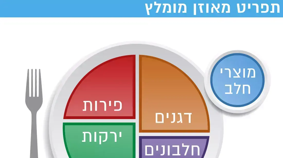 תפריט מאוזן מומלץ תפריט מאוזן מומלץ