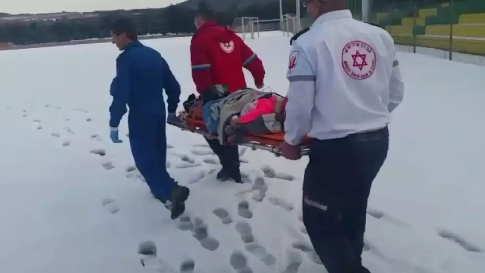 ילדה בת 8 נפצעה בהתנגשות מזחלות באתר החרמון, פברואר 2015