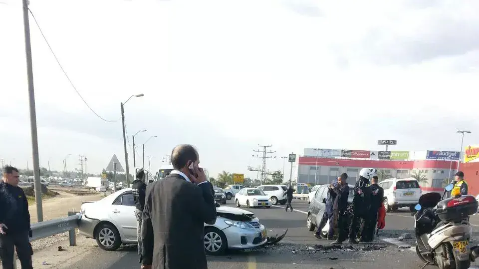 תאונת דרכים בצומת בילו. פברואר 2015 תאונת דרכים בצומת בילו. פברואר 2015