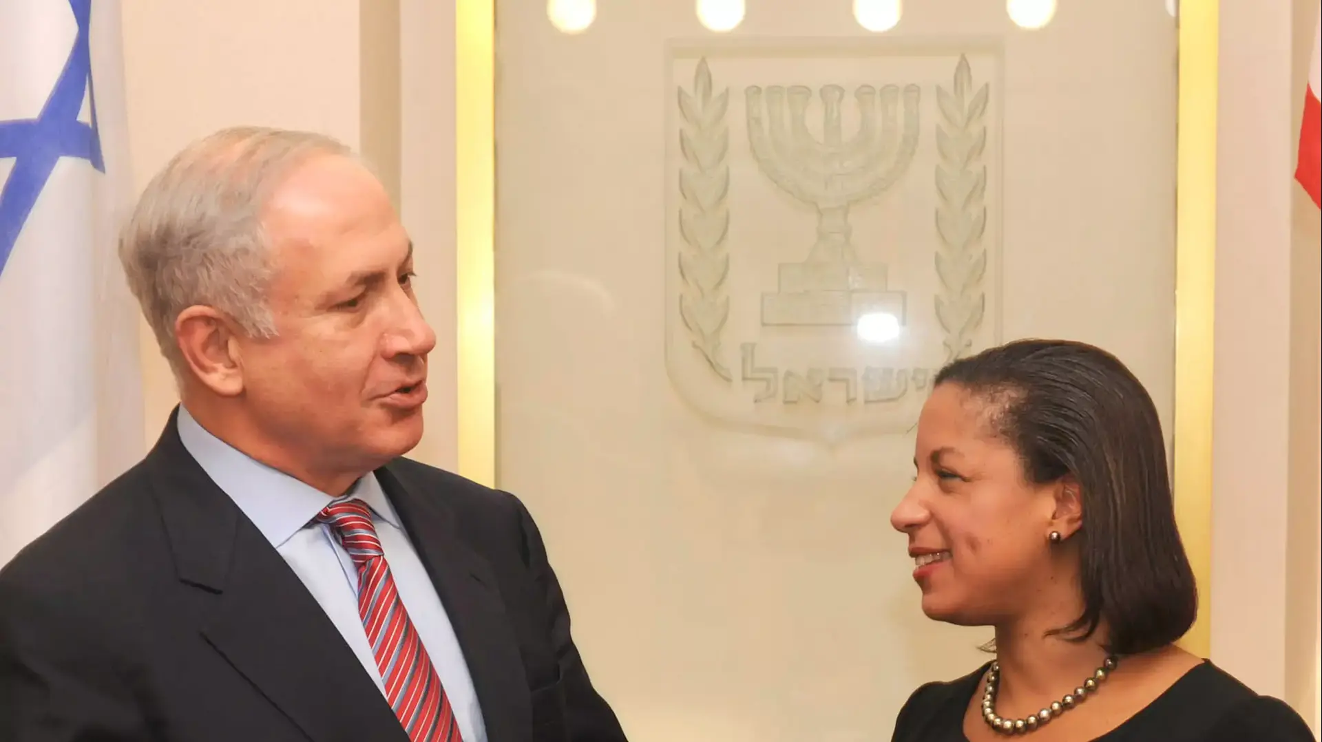 ראש הממשלה נתניהו עם סוזן רייס  ירושלים, אוקטובר 2009       