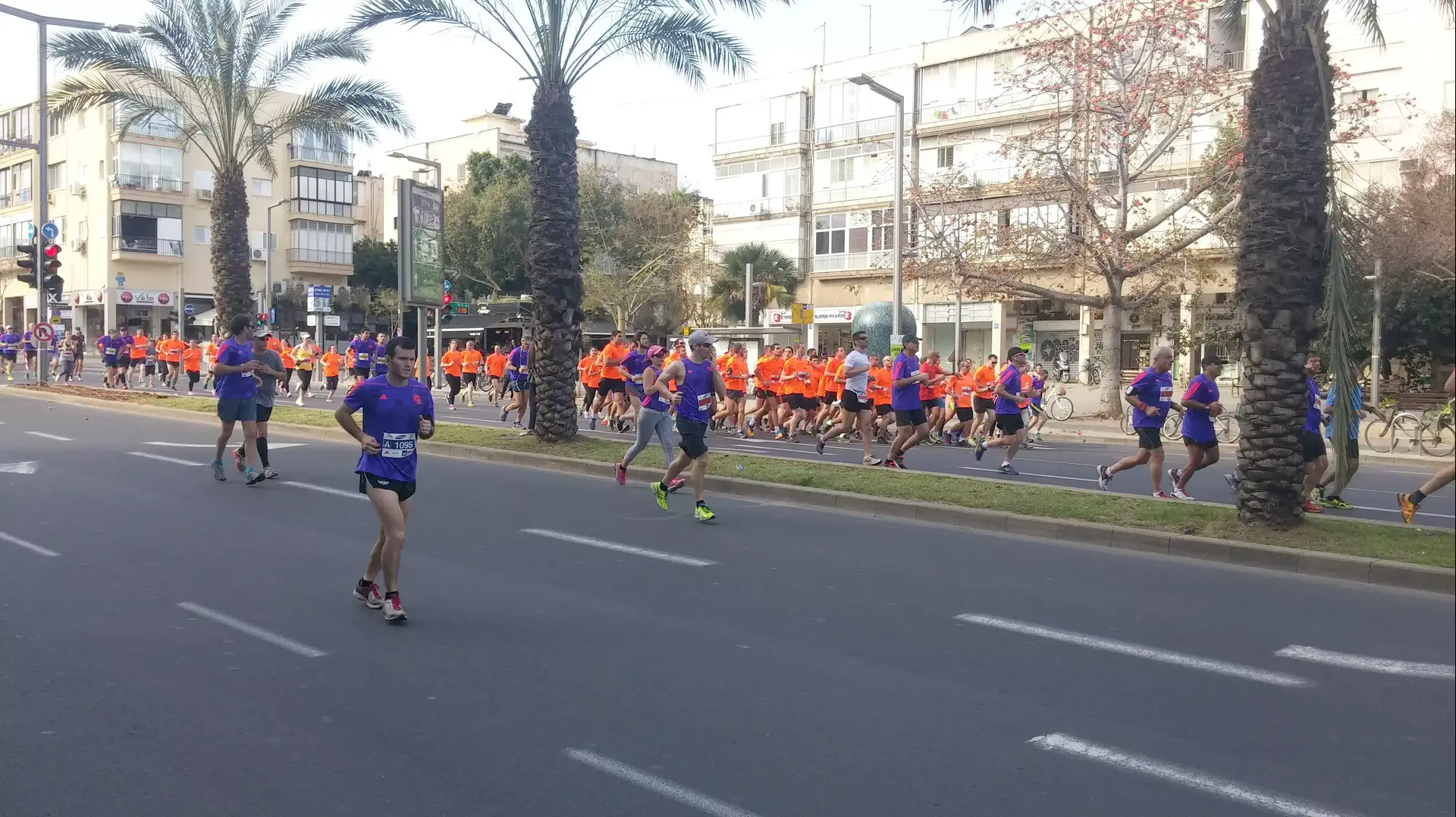 רצים במרתון תל אביב, פברואר 2015 רצים במרתון תל אביב, פברואר 2015