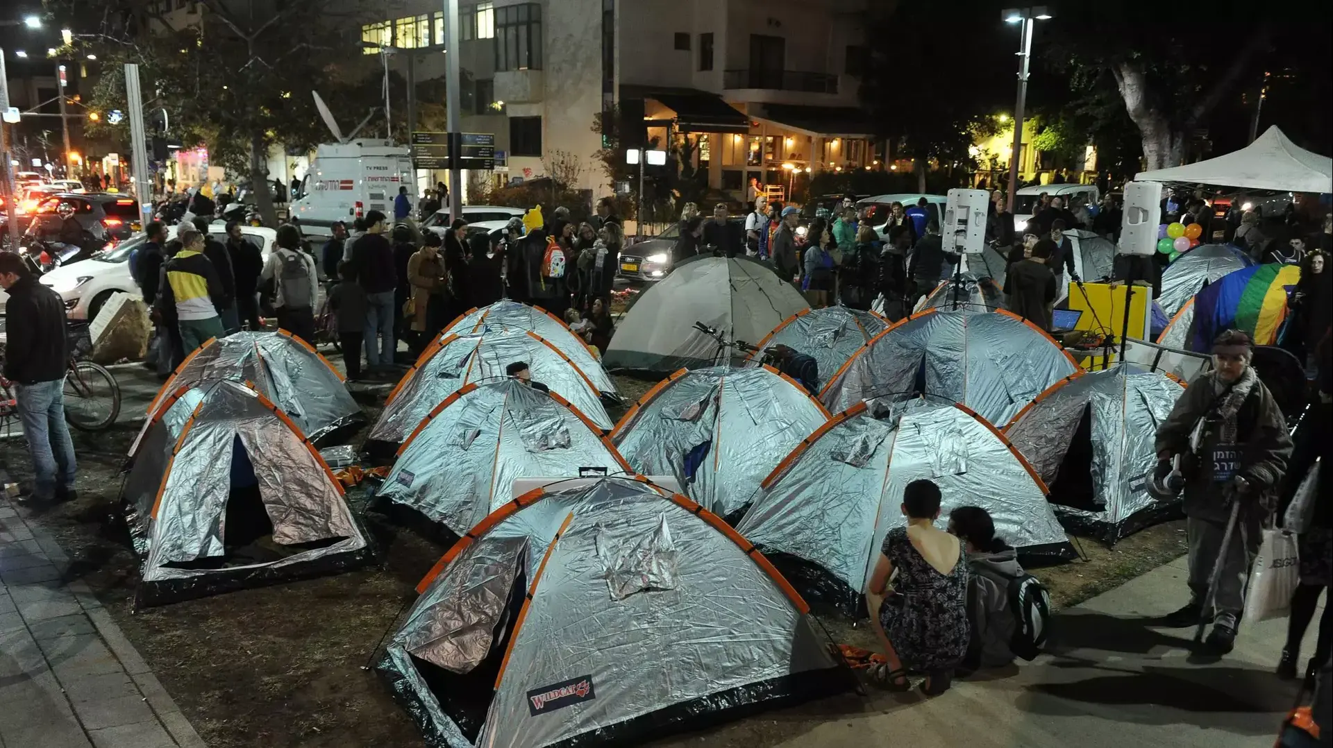 מחאת אוהלים בשדרות רוטשילד, מרץ 2015