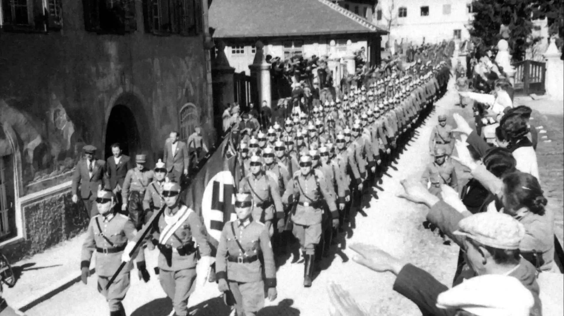 כניסת המשטרה הגרמנית לתוך טירול שבמערב אוסטריה במהלך האנשלוס, מרץ 1388 כניסת המשטרה הגרמנית לתוך טירול שבמערב אוסטריה במהלך האנשלוס, מרץ 1388