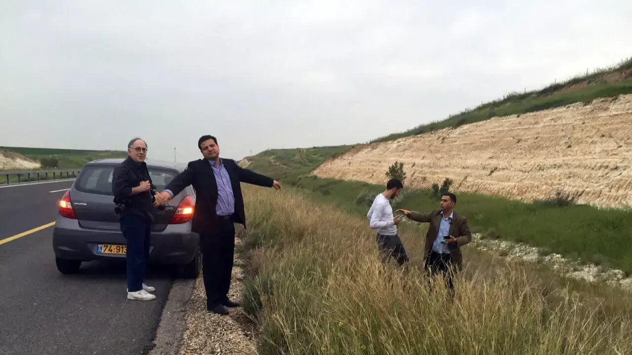 איימן עודה תקוע בכביש 6 מרץ 2015 איימן עודה תקוע בכביש 6 מרץ 2015