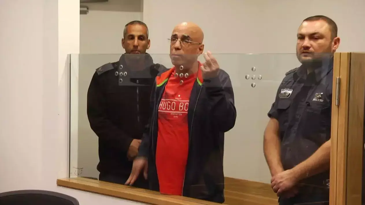 איתן חייא בבית משפט המחוזי בתל אביב, מרץ 2015