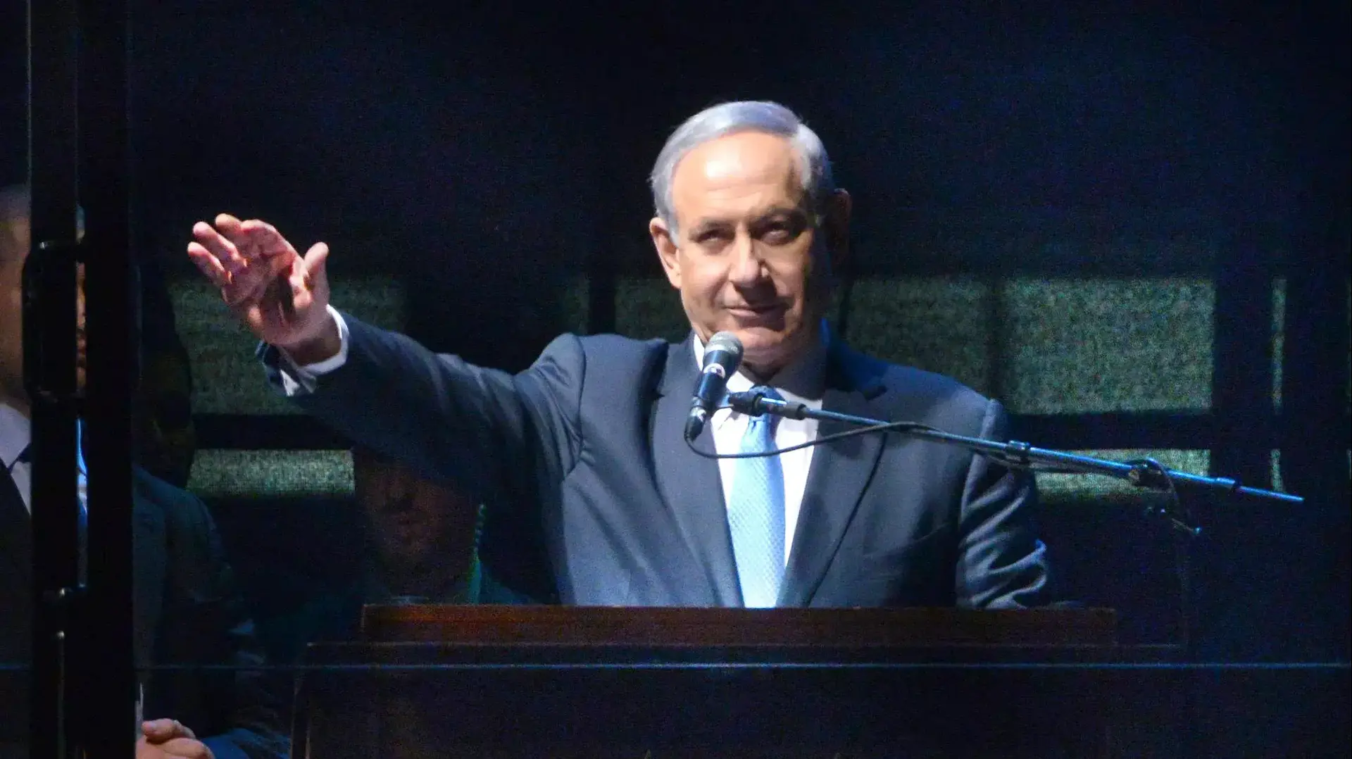 רוה"מ בנימין נתניהו בעצרת הימין בכיכר רבין, מרץ 2015 רוה"מ בנימין נתניהו בעצרת הימין בכיכר רבין, מרץ 2015