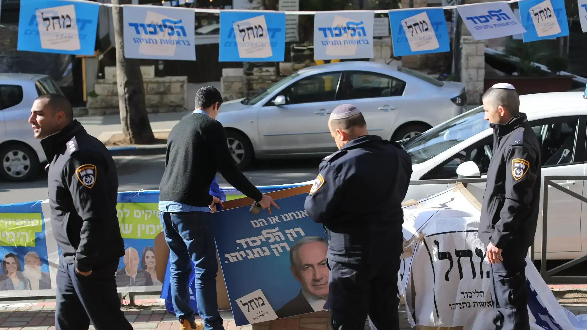 בחירות 2015, קלפיות נפתחו. ירושלים 17 במרץ, 2015
