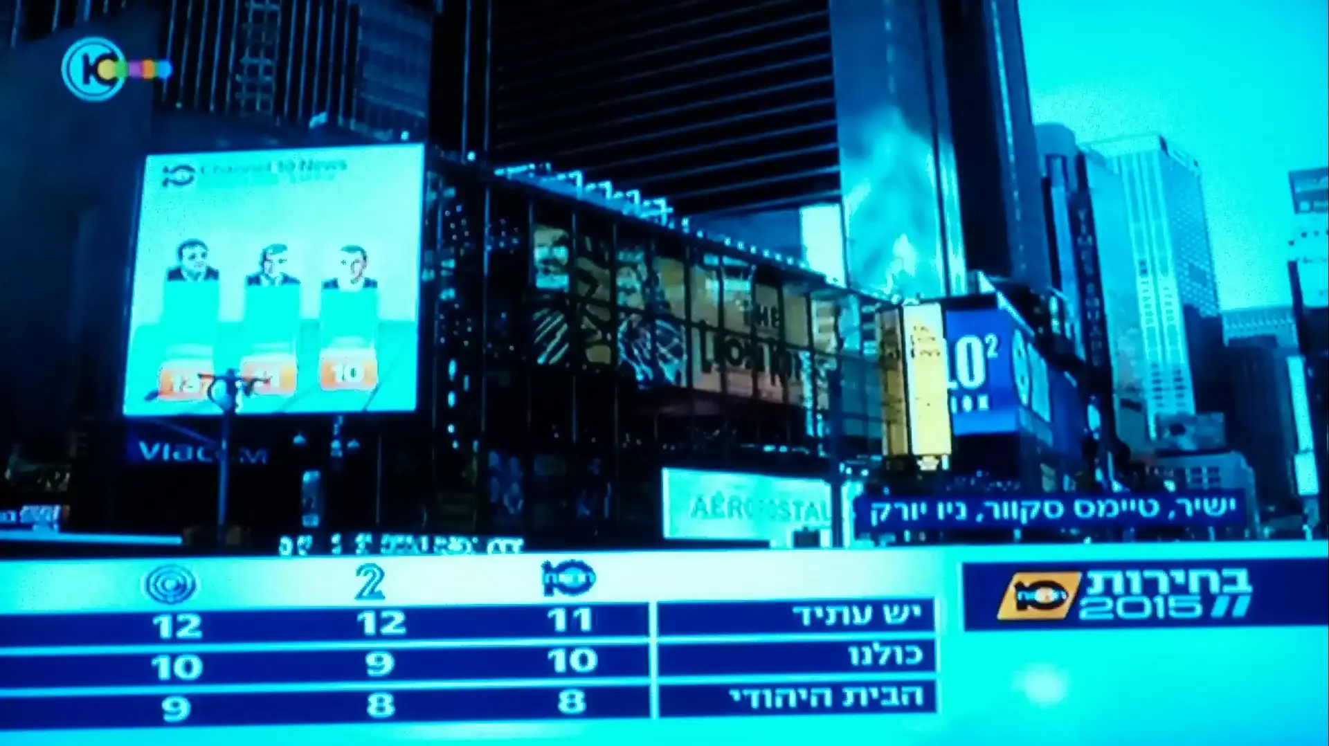 משדר בחירות ערוץ 10 משדר בחירות ערוץ 10