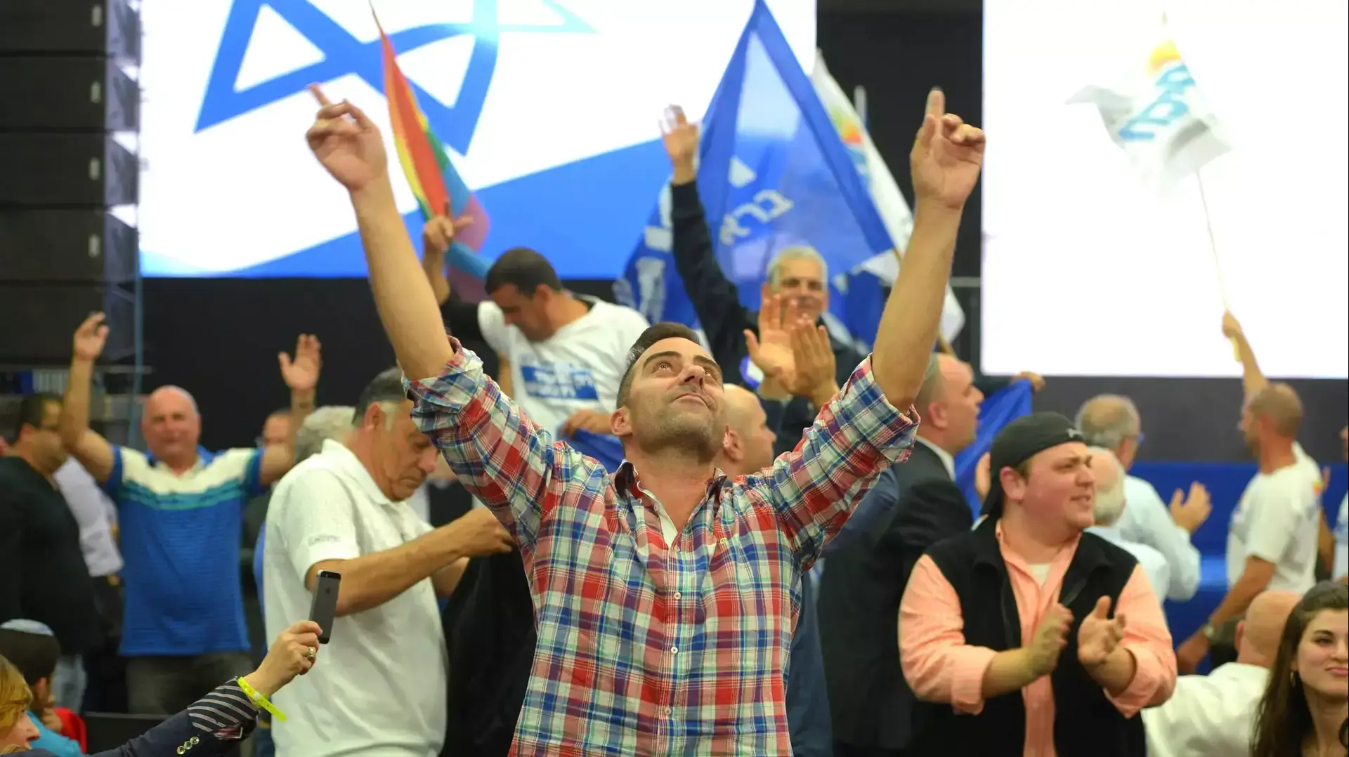 בנימין נתניהו בערב בחירות 2015