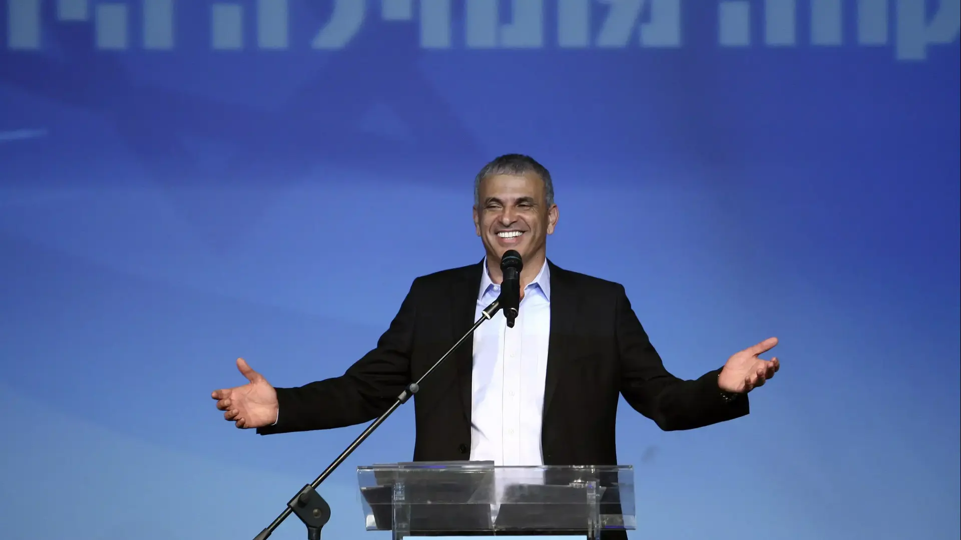 משה כחלון במטה המפלגה לאחר הכרזת התוצאות, 17 במרץ 2015 משה כחלון במטה המפלגה לאחר הכרזת התוצאות, 17 במרץ 2015