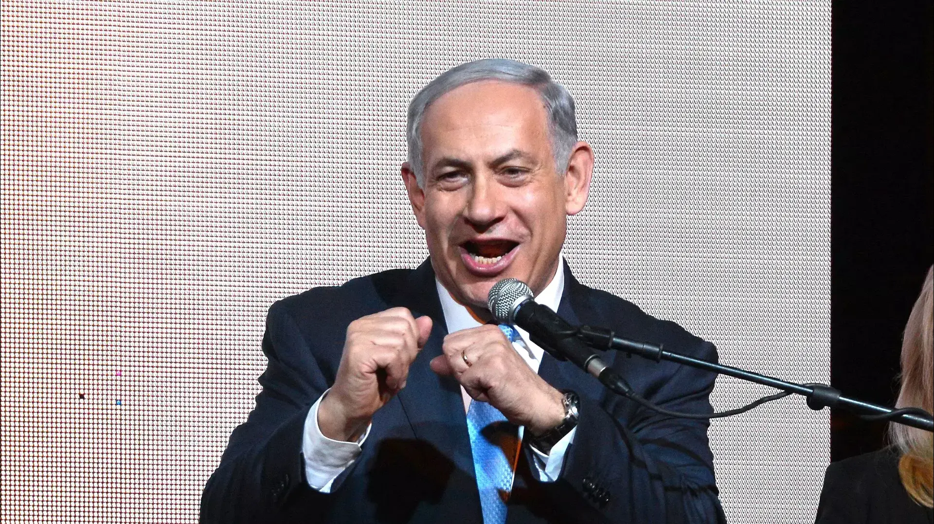 ראש הממשלה בנימין נתניהו לאחר תוצאות הבחירות 2015. מרץ 2015 ראש הממשלה בנימין נתניהו לאחר תוצאות הבחירות 2015. מרץ 2015