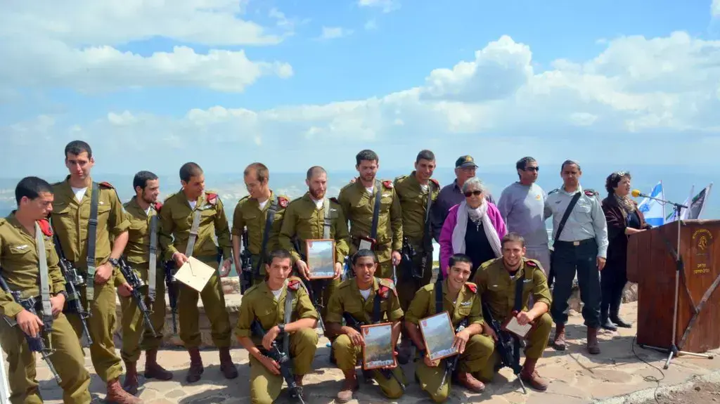הלוחמים המצטיינים באירוע לציון שנה למאיר הר ציון, 20 במרץ 2015 הלוחמים המצטיינים באירוע לציון שנה למאיר הר ציון, 20 במרץ 2015