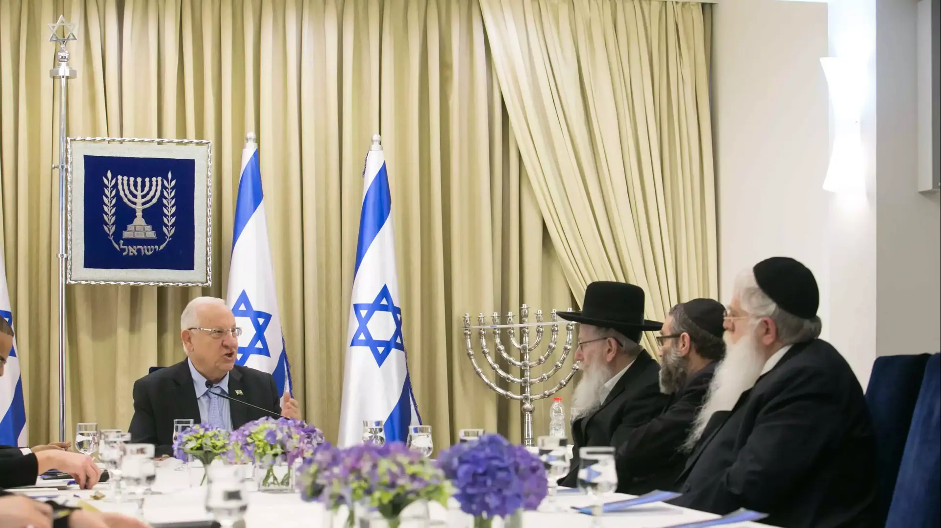 יהדות התורה בסבב התייעצויות עם הנשיא ראובן ריבלין. מרץ 2015 יהדות התורה בסבב התייעצויות עם הנשיא ראובן ריבלין. מרץ 2015
