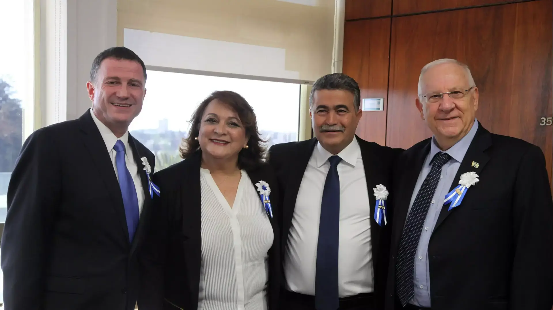 ראובן רבלין יולי אדלשטיין ועמיר פרץ בטקס השבעת כנסת 20 ראובן רבלין יולי אדלשטיין ועמיר פרץ בטקס השבעת כנסת 20