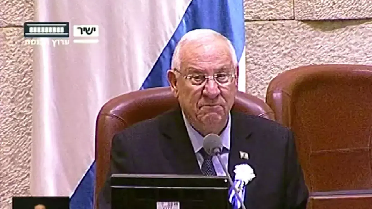 רובי ריבלין במשכן הכנסת
