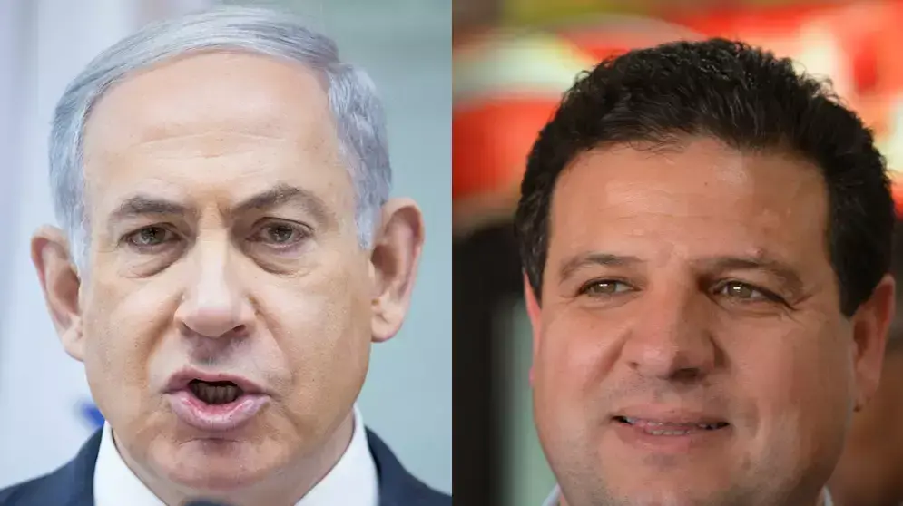 איימן עודה ובנימין נתניהו איימן עודה ובנימין נתניהו