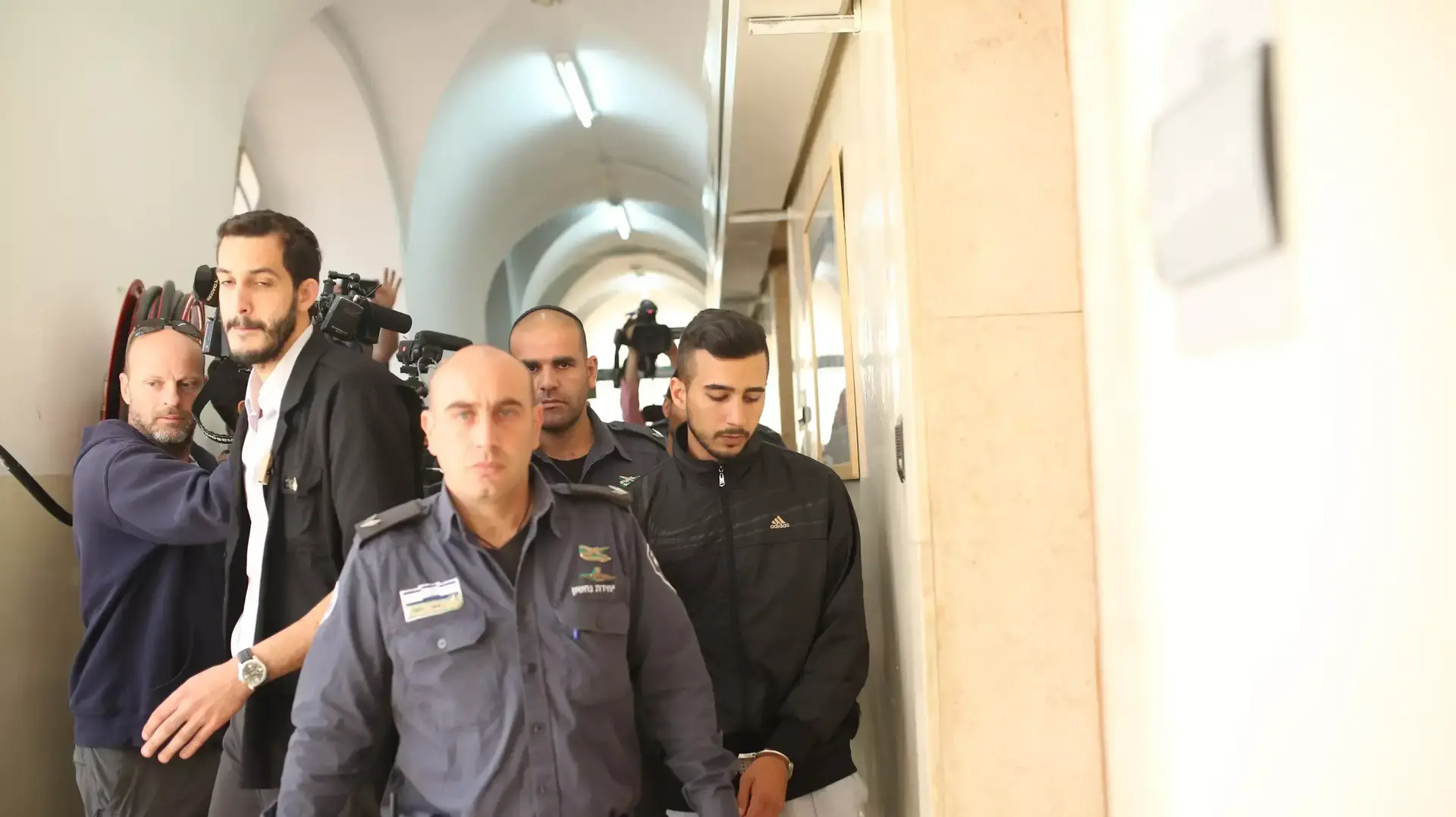 ניב אסרף משתחרר, בית המשפט השלום בירושלים אפריל 2015