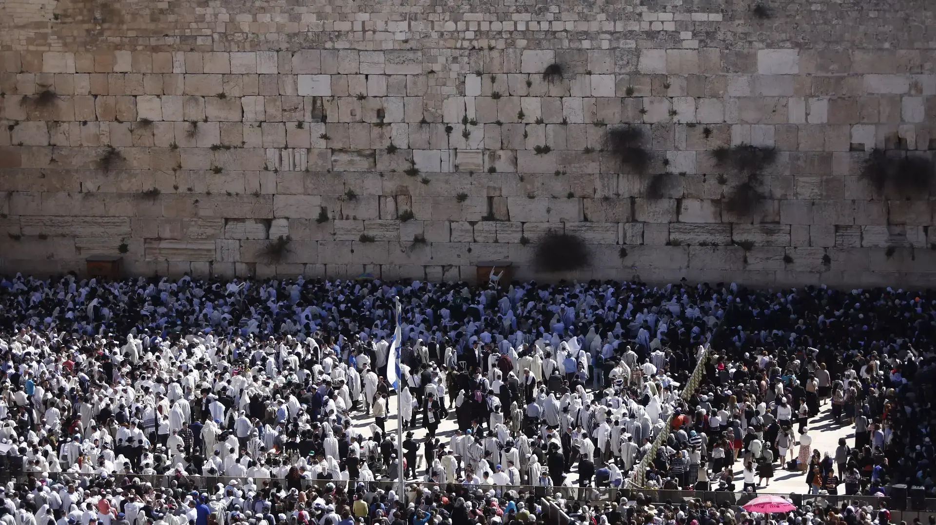 ברכת כהנים בכותל, אפריל 2015