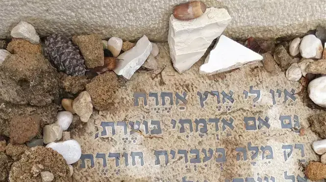 קברו של אהוד מנור קברו של אהוד מנור