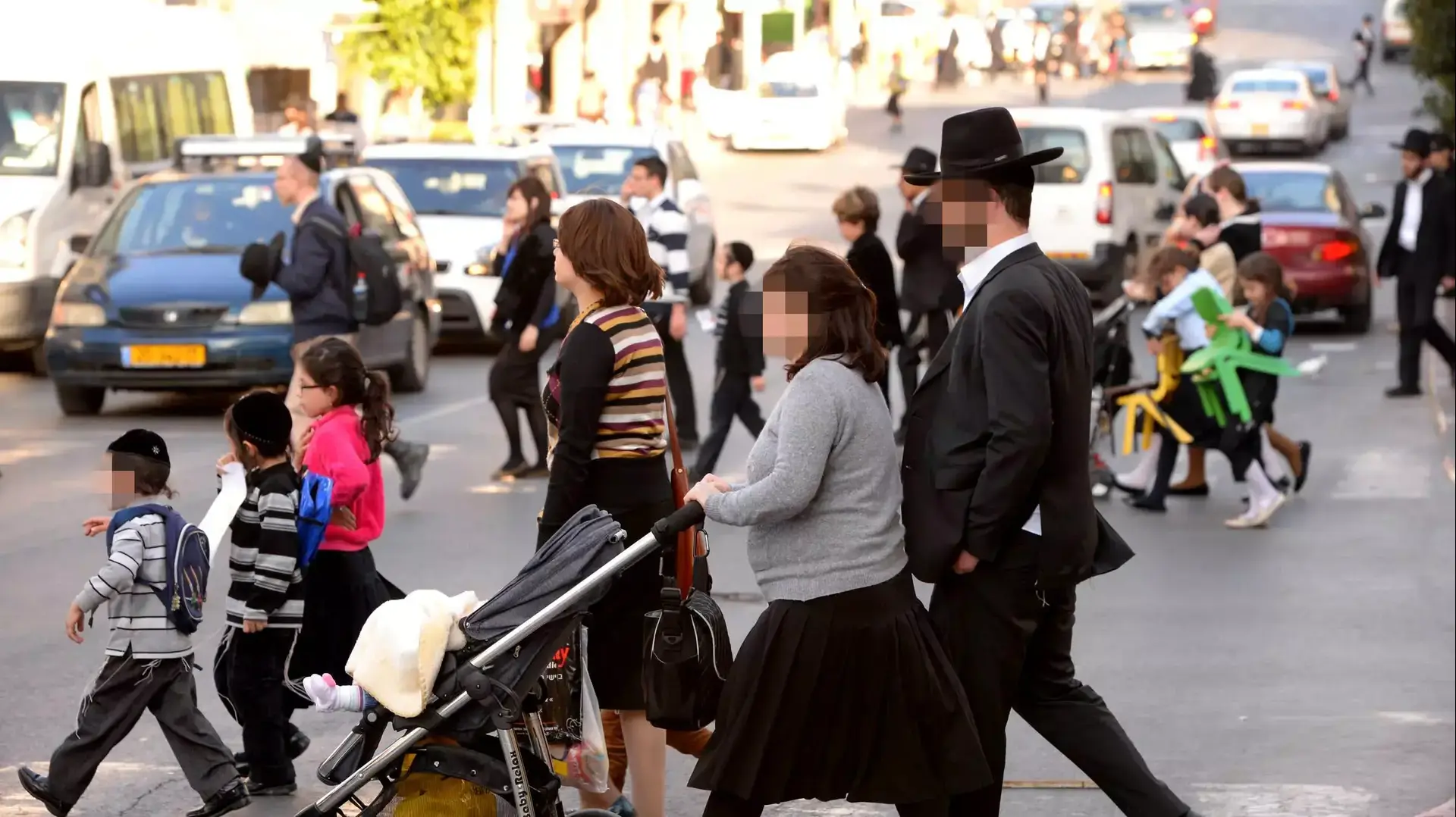 חרדים בבני ברק. מרץ 2015
