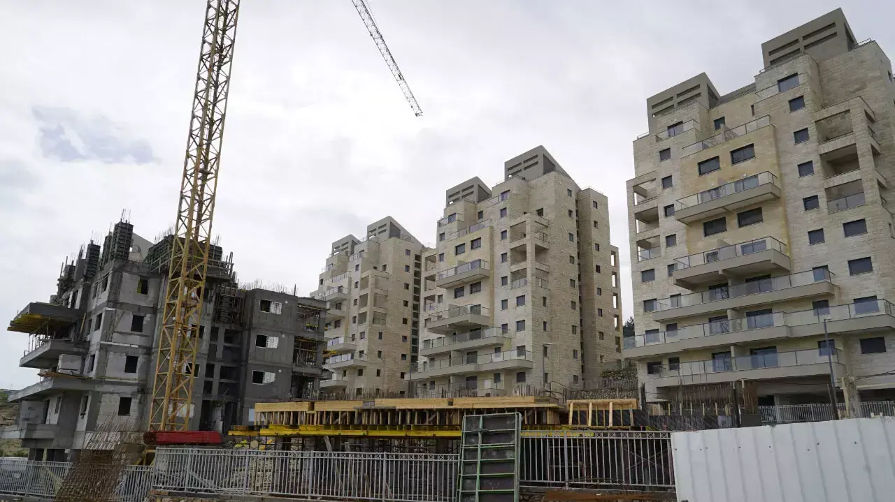 השכונה החרדית החדשה בנצרת עילית, אפריל 2015