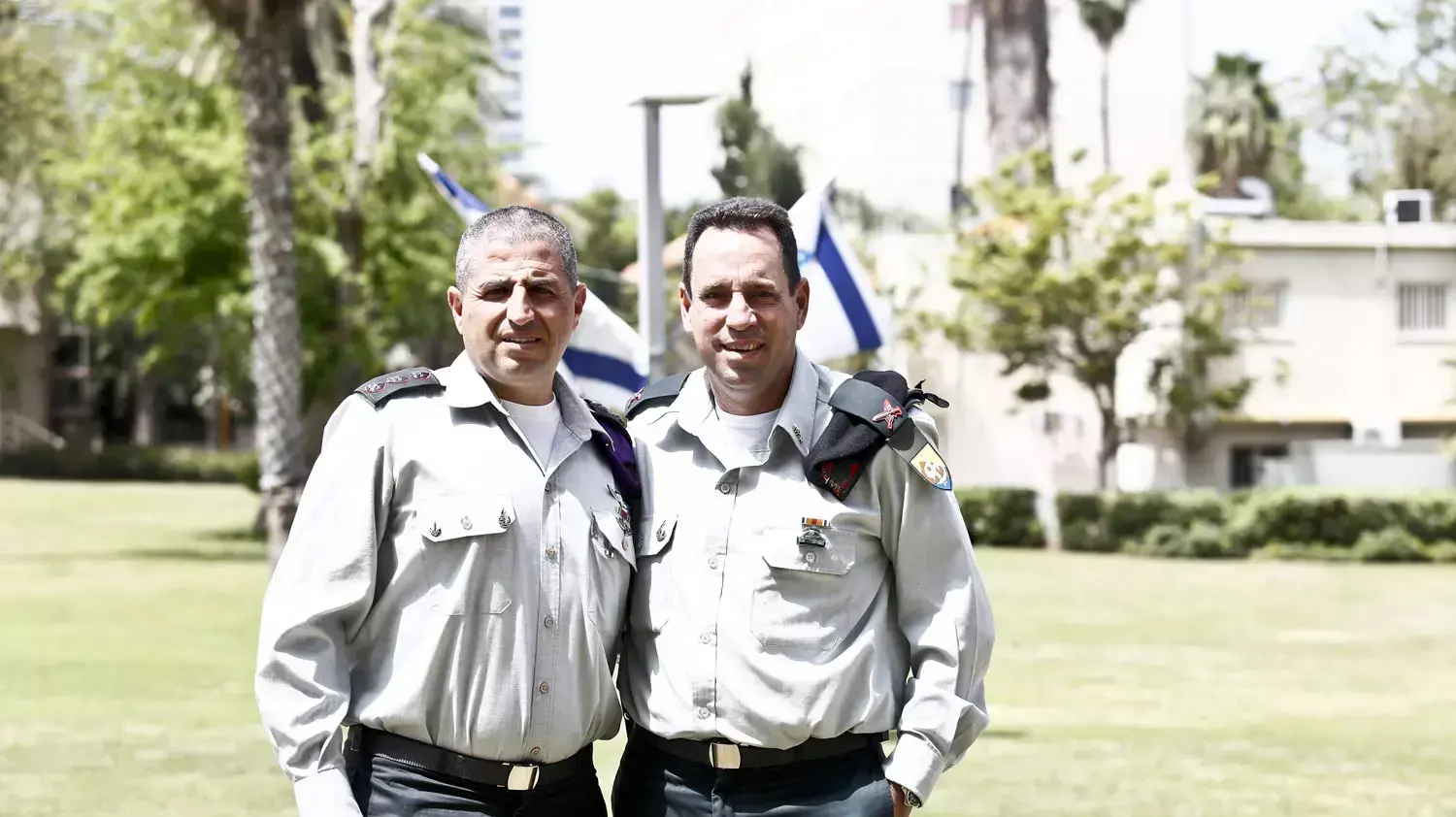 תא"ל רועי אלקבץ, מפקד אוגדה מרחבית 80 ואל"מ רונן מרלי, קצין אג"מ פיקוד דרום תא"ל רועי אלקבץ, מפקד אוגדה מרחבית 80 ואל"מ רונן מרלי, קצין אג"מ פיקוד דרום