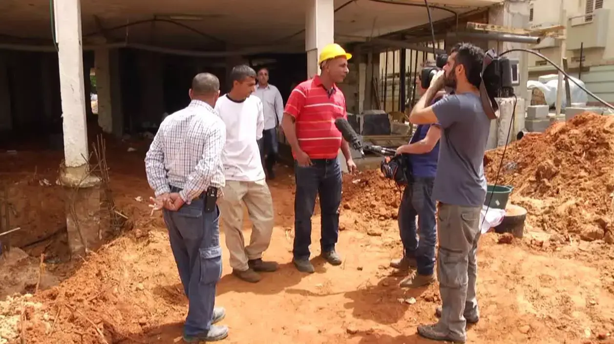 זירת דקירת פועל הבניין בהרצליה, אפריל 2015 זירת דקירת פועל הבניין בהרצליה, אפריל 2015