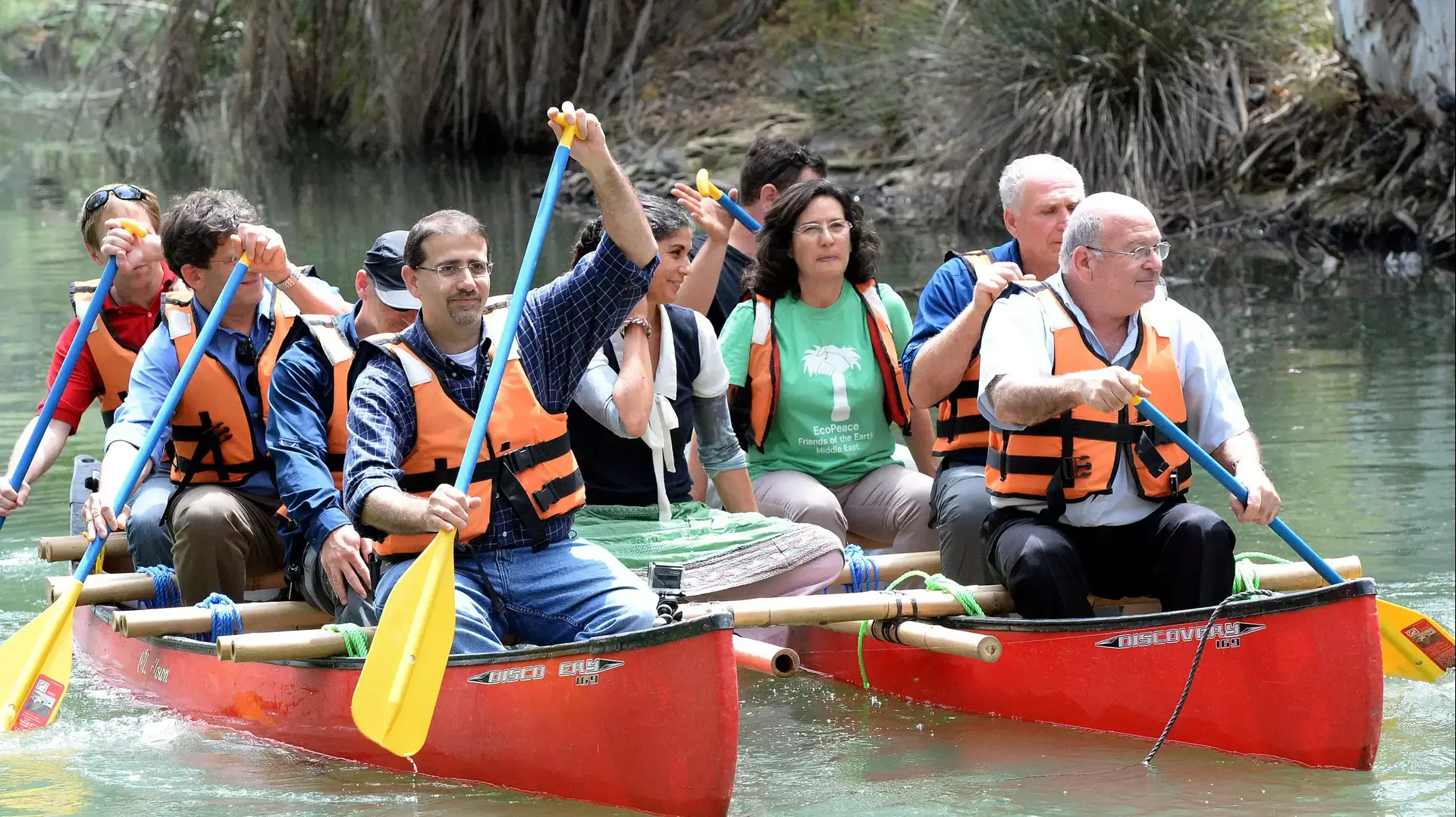 השגריר דן שיפרו למען שיקום נהר הירדן, אפריל 2015 השגריר דן שיפרו למען שיקום נהר הירדן, אפריל 2015