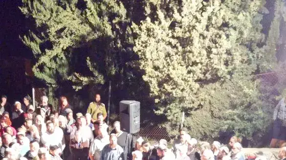הלווייתו של בניהו שוקרון בן ה-5 שנדרס למוות בבית אל, אפריל 2015 הלווייתו של בניהו שוקרון בן ה-5 שנדרס למוות בבית אל, אפריל 2015