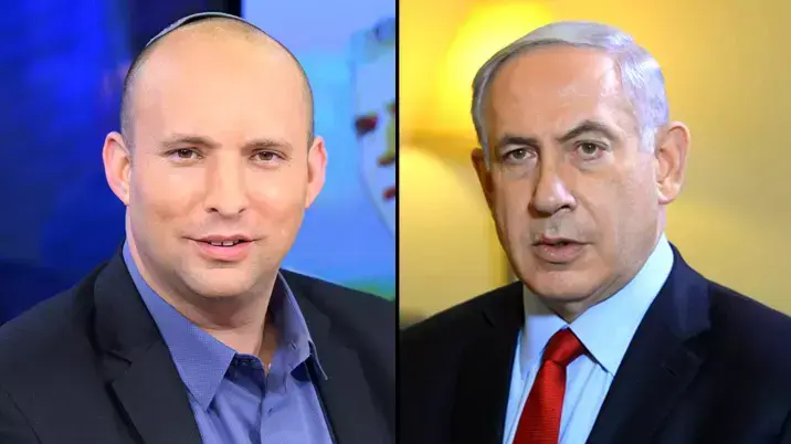 נתניהו בנט חצויה נתניהו בנט חצויה
