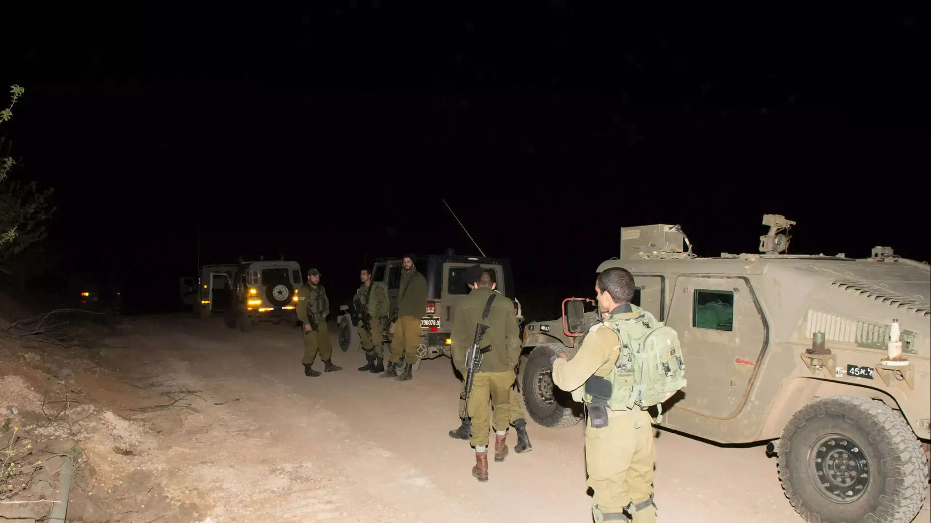 אזור גדר הגבול עם סוריה שבו הונח מטען חבלה