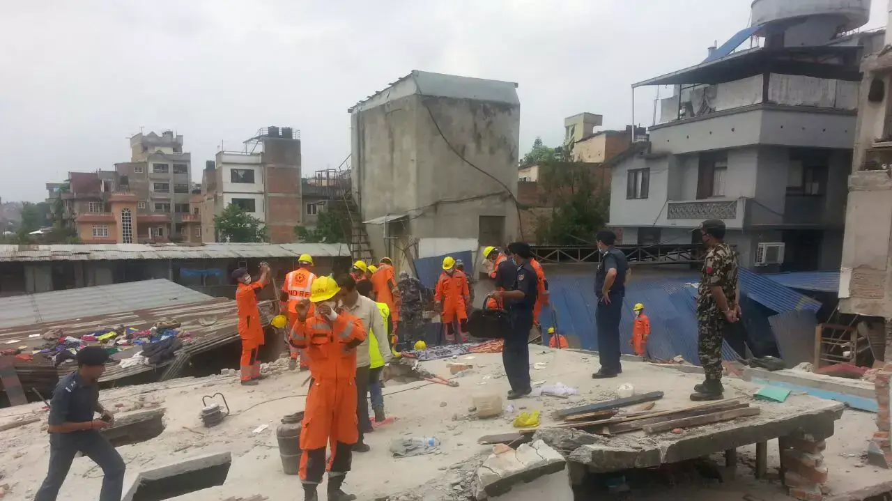 הריסות רעידת האדמה בקטמנדו, נפאל הריסות רעידת האדמה בקטמנדו, נפאל