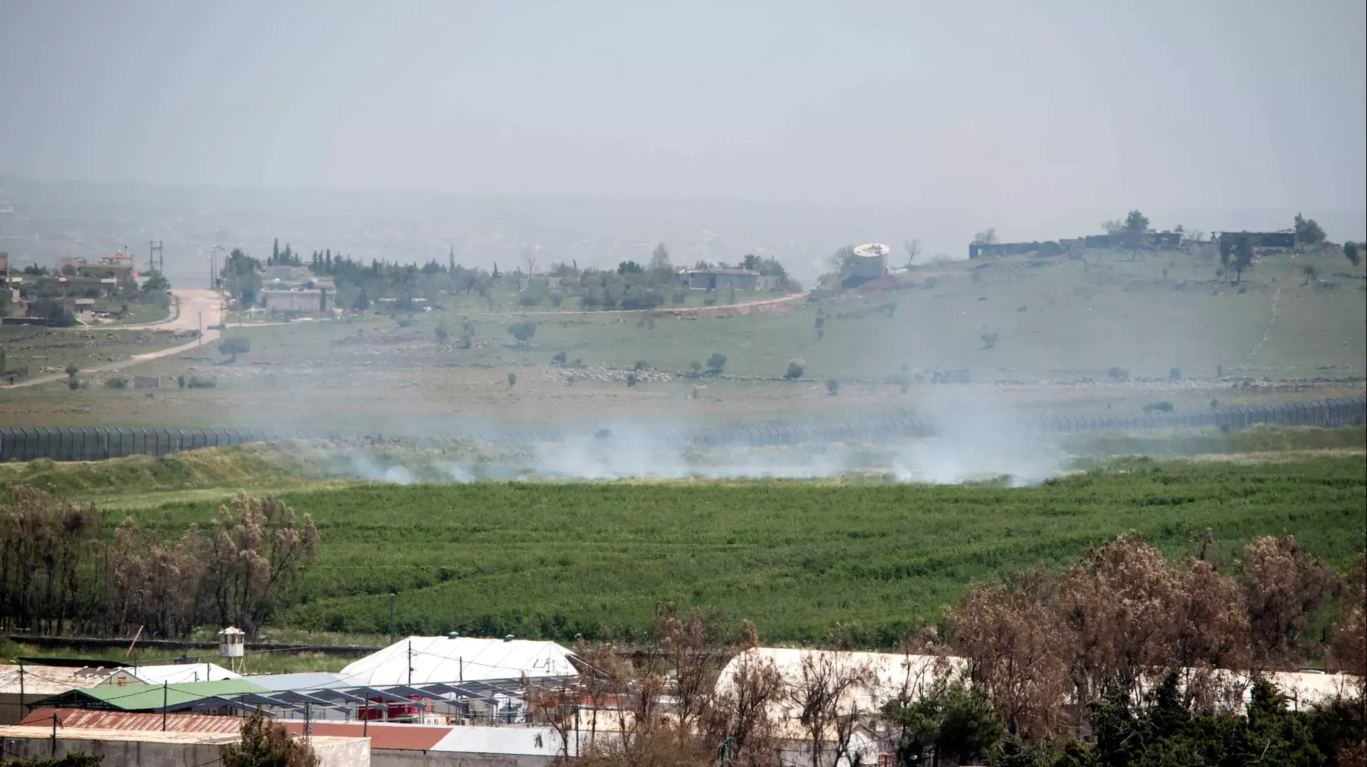 רמת הגולן, אזור נפילת הפצמ"רים, אפריל 2015 רמת הגולן, אזור נפילת הפצמ"רים, אפריל 2015