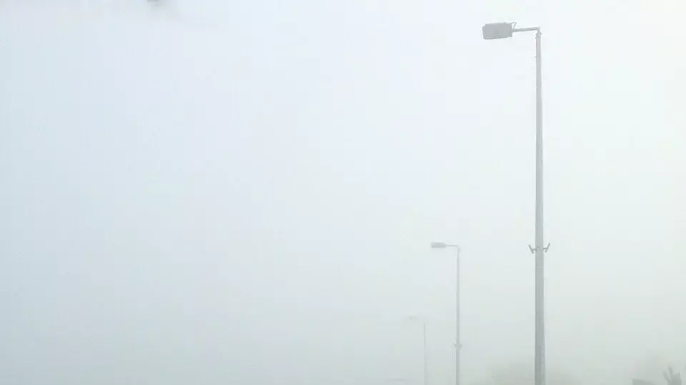 ערפל בגוש דן, אפריל 2015 ערפל בגוש דן, אפריל 2015