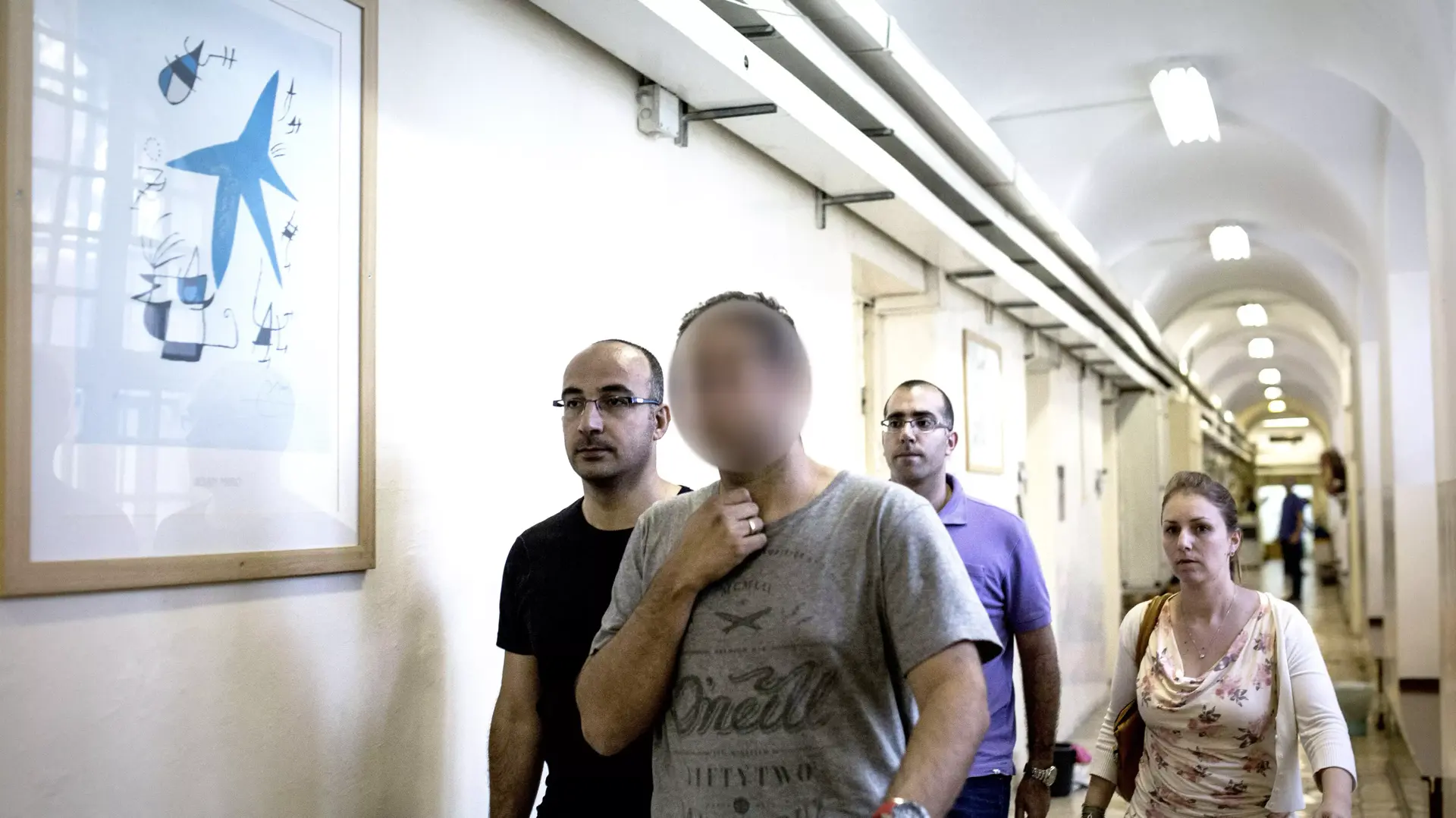 השוטר החשוד במסגרת החקירה המתנהלת בעניינו של עו"ד רונאל פישר, אפריל 2015 השוטר החשוד במסגרת החקירה המתנהלת בעניינו של עו"ד רונאל פישר, אפריל 2015