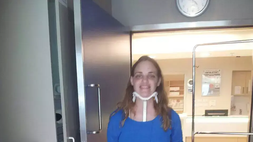 שירה קליין שנפצעה בפיגוע  דריסה, בהדסה עין כרם, אפריל 2015