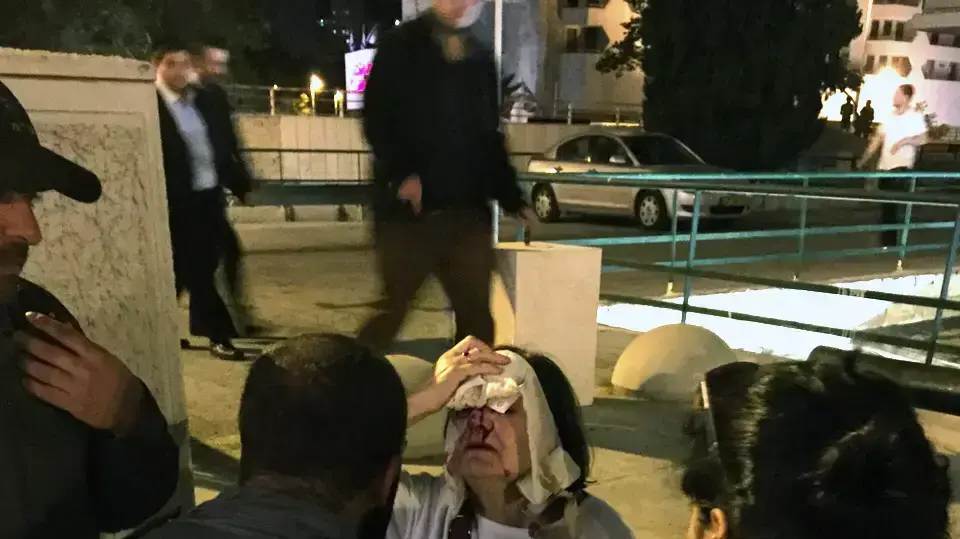 פצועה בהפגנת בני העדה האתיופית נגד אלימות משטרה, אפריל 2015 פצועה בהפגנת בני העדה האתיופית נגד אלימות משטרה, אפריל 2015