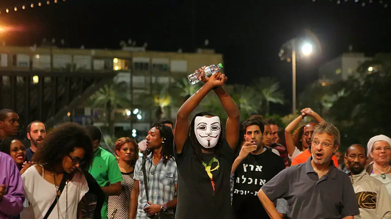 מחאת יוצאי אתיופיה, תל אביב, 03.05.2015