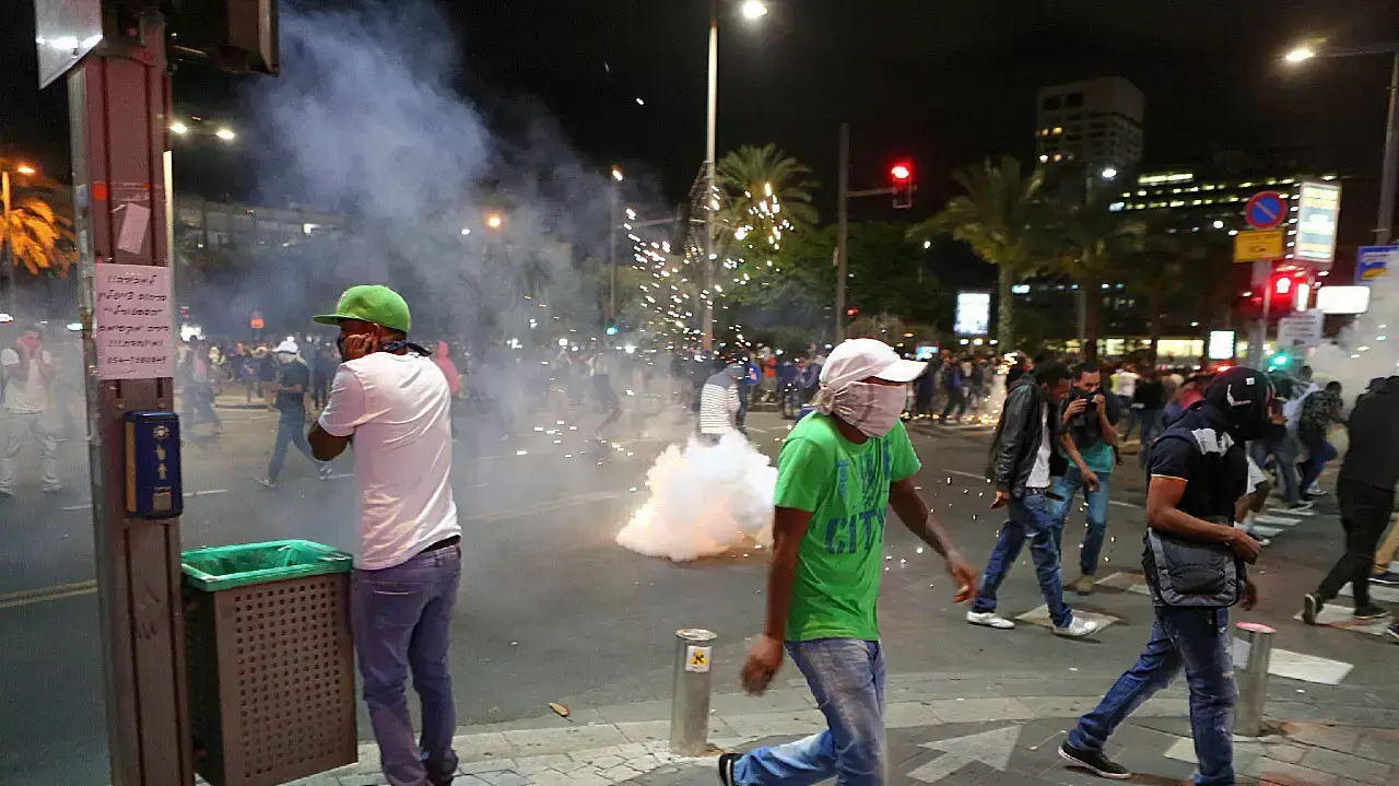 מחאת יוצאי אתיופיה, תל אביב, 03.05.2015 מחאת יוצאי אתיופיה, תל אביב, 03.05.2015