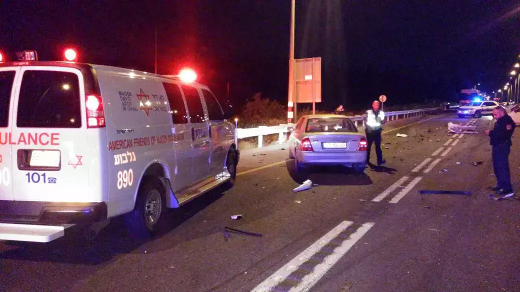 תאונת פגע וברח בצומת מגידו, אפריל 2015 תאונת פגע וברח בצומת מגידו, אפריל 2015