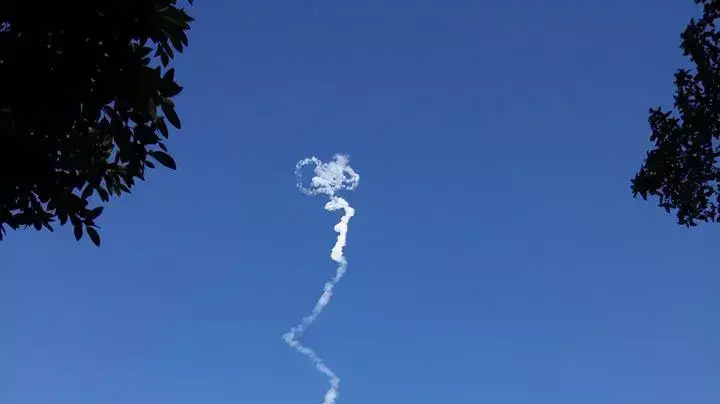 ניסוי שיגור של מערכת הנעה רקטית מבסיס במרכז הארץ
