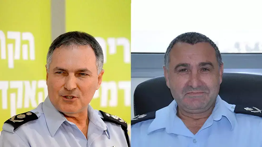 מפכ"ל המשטרה יוחנן דנינו וניצב בדימוס קובי כהן