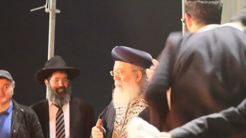 הרב שלמה עמאר, רבה הספרדי של ירושלים, בהילולה השנתית במירון, 7 במאי 2015 הרב שלמה עמאר, רבה הספרדי של ירושלים, בהילולה השנתית במירון, 7 במאי 2015
