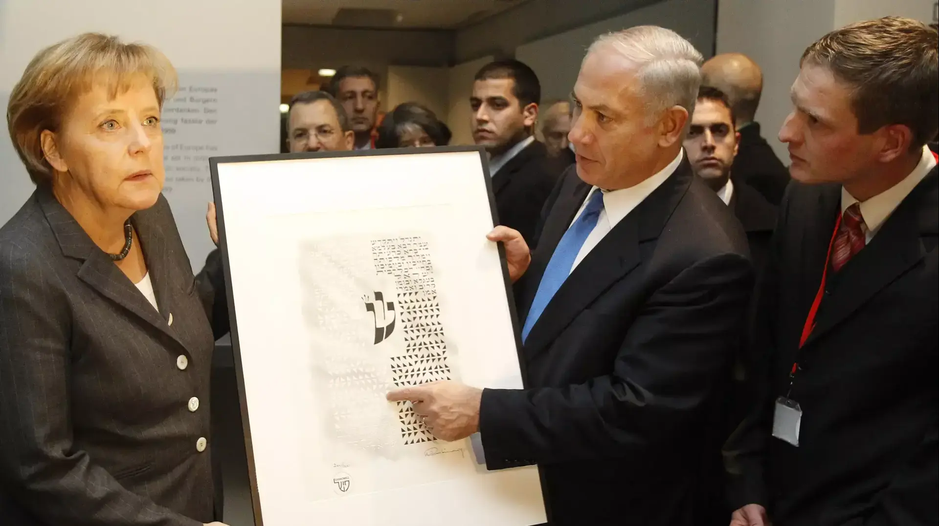 אנגלה מרקל ביד ושם , ינואר 2010 אנגלה מרקל ביד ושם , ינואר 2010