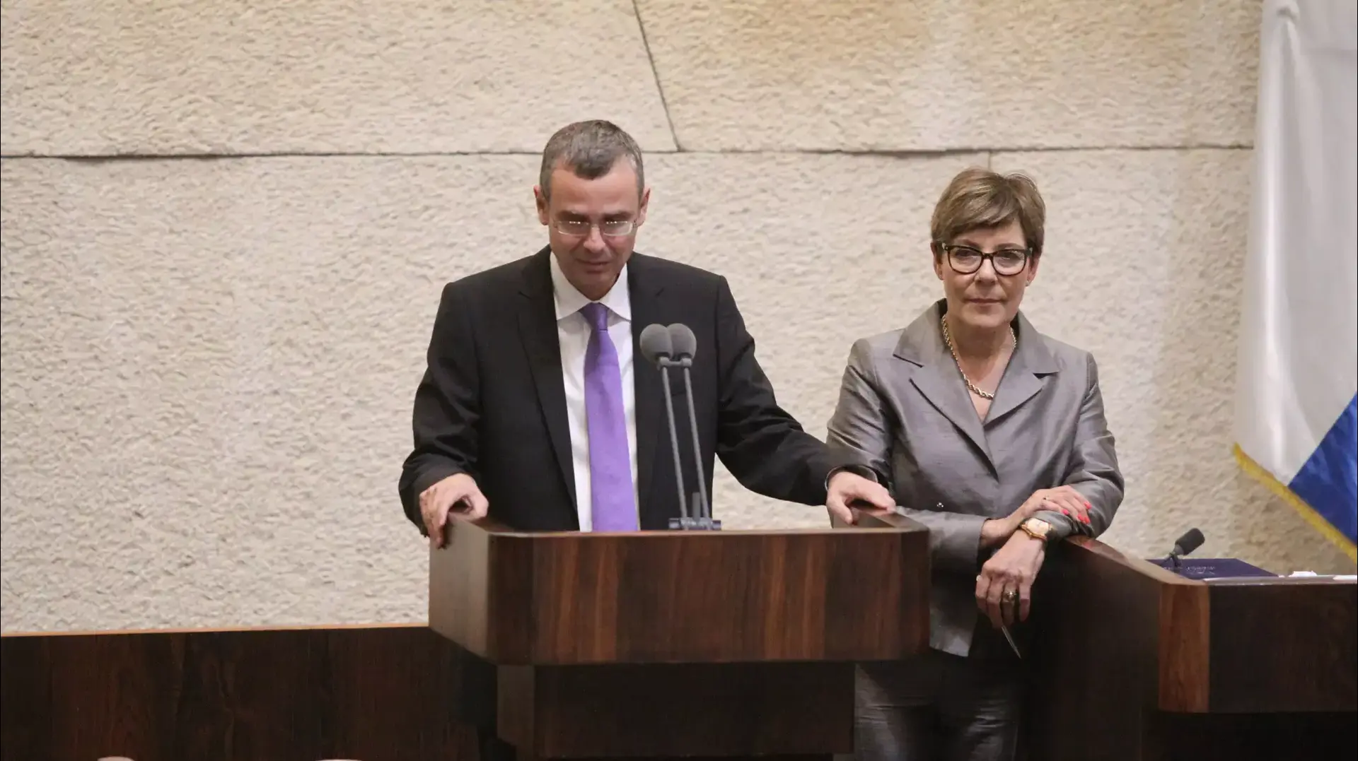 יריב לוין בהשבעת הממשלה ה-34, מאי 2015 יריב לוין בהשבעת הממשלה ה-34, מאי 2015