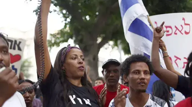 מחאת בני העדה האתיופית, תל אביב, 18.05.2015 מחאת בני העדה האתיופית, תל אביב, 18.05.2015