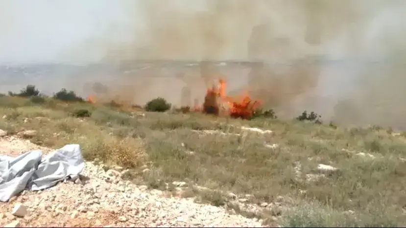 שריפה בסלעית, 27 במאי 2015 שריפה בסלעית, 27 במאי 2015