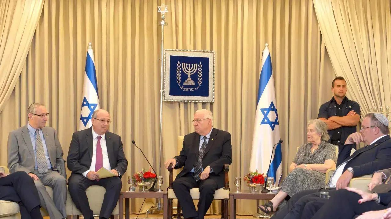 נשיא המדינה ראובן ריבלין וועדד ראשי האוניברסיטאות והמכללות, מאי 2015 נשיא המדינה ראובן ריבלין וועדד ראשי האוניברסיטאות והמכללות, מאי 2015